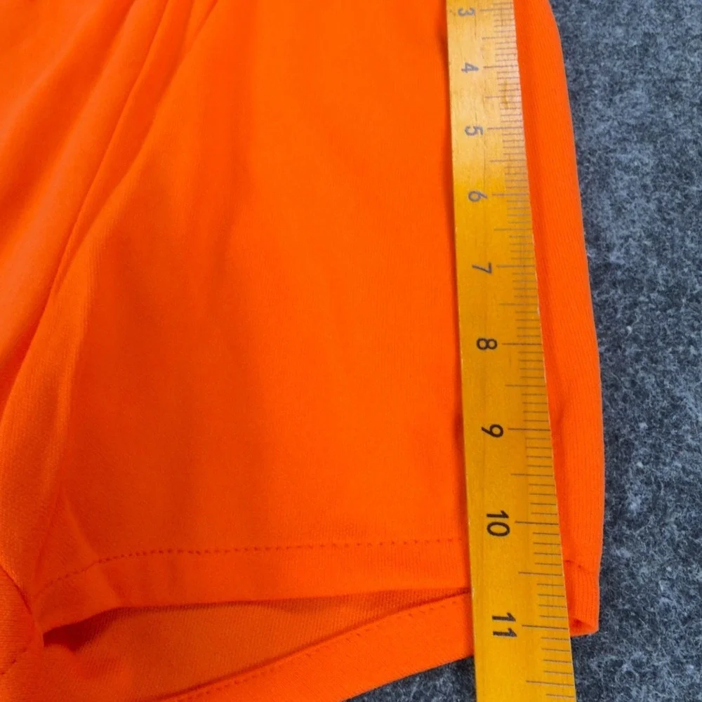 Yale Vintage 70s Athletic Shorts Mens XS Orange Nylon Deadstock New